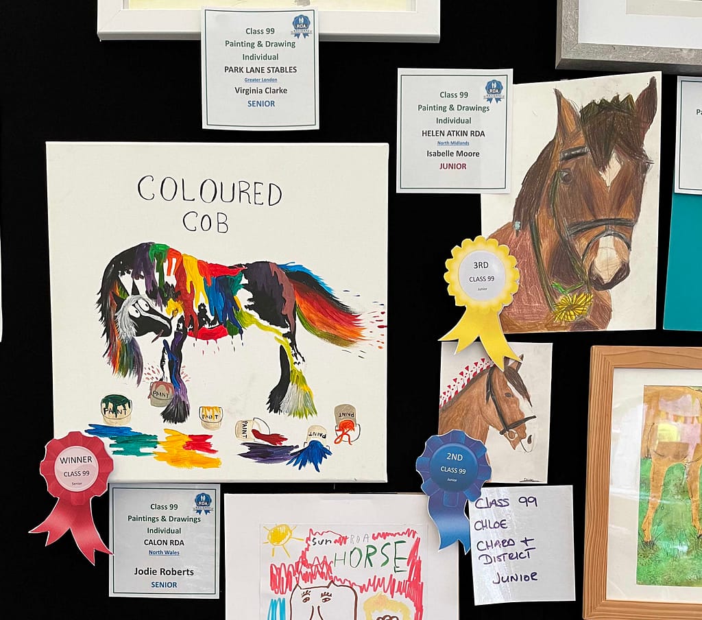 artwork featuring horses